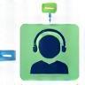 Icône support client